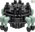 3 Pack - Orbit Adjustable Flow 8-Port Drip Irrigation Manifold for 1/4 Inch Tube