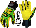 Seibertron High-Vis Series Cut Resistant Reducing Anti-Impact Mechanics Heavy Duty Safety Rescue Oil and Gas Gloves