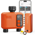 WiFi Water Timer for Garden Hose with 984 ft Range,Smart 2- Zone Sprinkler Timer, APP & Remote Control, Voice Control,Rain Delay, Manual Mode Sprinkler System, Lawn Sprinklers for Yard Large Area
