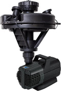 OASE 45383 1/4 Hp Floating Fountain with Lights, Black