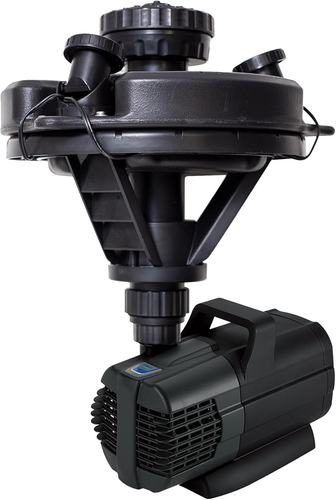 OASE 45383 1/4 Hp Floating Fountain with Lights, Black