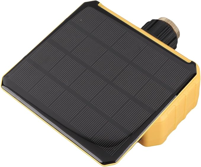 ZJchao WiFi Sprinkler Timer Rain Delay APP Control Solar Water Timer 2 Zone for Villa Garden Roof