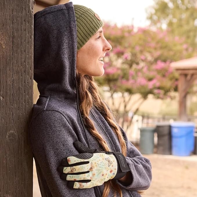 FARMER'S DEFENSE Waterproof Winter Work Gloves, Insulated, Touchscreen-Friendly, for Gardening, Snow Shoveling & Outdoor Work