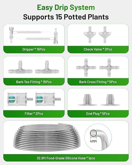 [All-New 2027] 2 Zone Automatic Plant Waterer for Indoor, Unistyle Plant Watering Devices for Potted Plants, Drip Irrigation System with Programmable