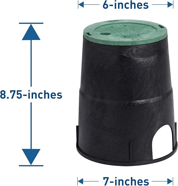 Orbit 53210 7" Round Sprinkler Valve Box