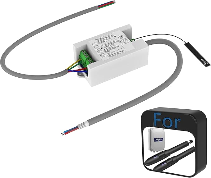 Blütezeit WiFi Module for MS Series Swing Gate Openers – eWeLink App Control, Alexa/Google/Siri Compatible, Single-Button Cycle Operation, 2.4GHz Smart Remote Access