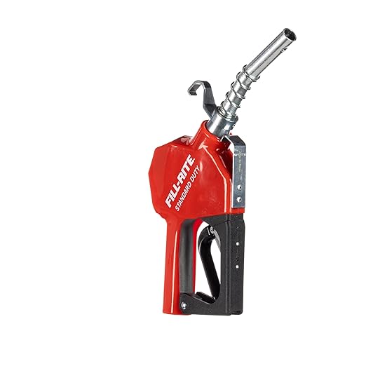 Fill-Rite SDN075RAN ¾" 3 to 15 GPM Automatic Standard Duty Fuel Transfer Nozzle, Red - For Gasoline, Diesel, Biodiesel up to B20, E15 & Kerosene