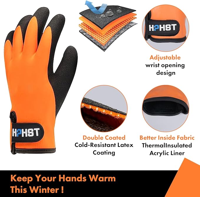 Waterproof Work Gloves for Men and Women, Winter Work Gloves for Cold Weather Gloves, Touchscreen …