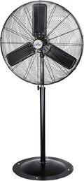 iLiving 30" Commercial Pedestal Oscillating Fan - Shop, Garage, Warehouse - 120V 1.8A 8400 CFM