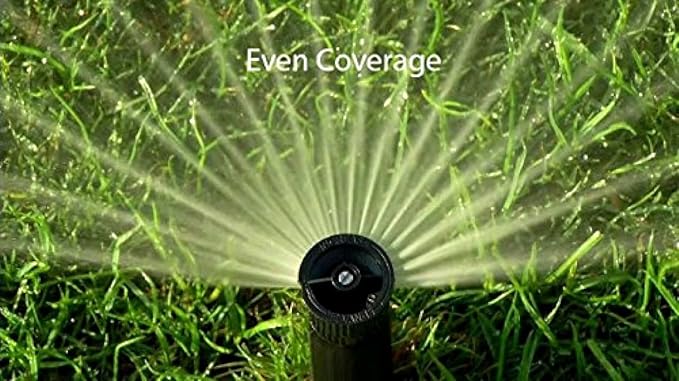 Rain Bird 1804VAN 1800 Series Professional 4 Inch Pop Up Sprinkler Head, 5 Pack - Lawn Sprinkler with Adjustable 0-360 Degree Arc Nozzle Pattern, Up to 15 Ft Spray Distance, 1/2 in NPT Threaded Inlet