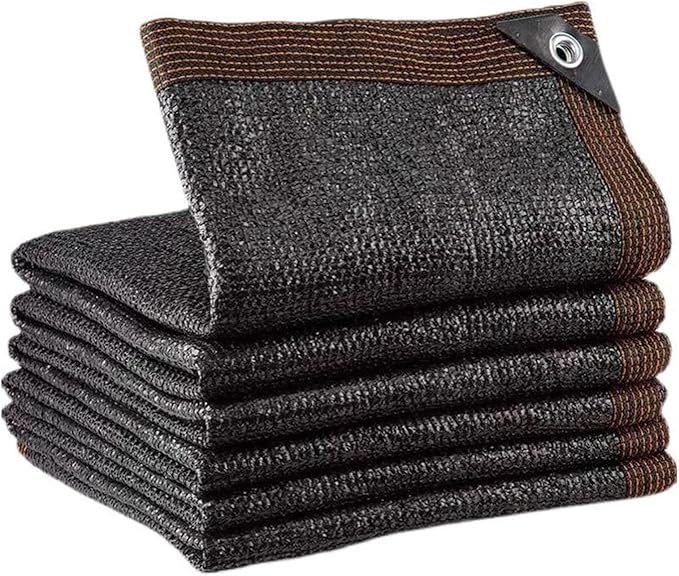 4x6M Shade Cloth for Greenhouse 3x5m 5x8m Shade Netting with Grommets Sunblock Shade Mesh UV Resistant for Garden, Pergola, Patio，Plants, Chicken Coop, Outdoor(6.6 x 16ft)