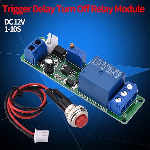 Dc 12v Timer Switch, Time Delay Relay, 1~10sec for Timer Operating Equipment Robots
