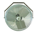 TPI LDF18TE Industrial Wall Mounted Fan Head — 18” Outdoor Heavy-Duty Fan for Garage, Shop, Greenhouse, Patio, Commercial — 3 Speed, 1/8 HP, 2.2 Amps