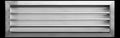 HVAC Premium 30"W x 10"H Aluminum Exterior Gable Louver Vent for Walls & Crawlspace - Weather-Resistant Air Grille with Screen Mesh - [Outer Dimensions 31.75"W x 11.75"H]