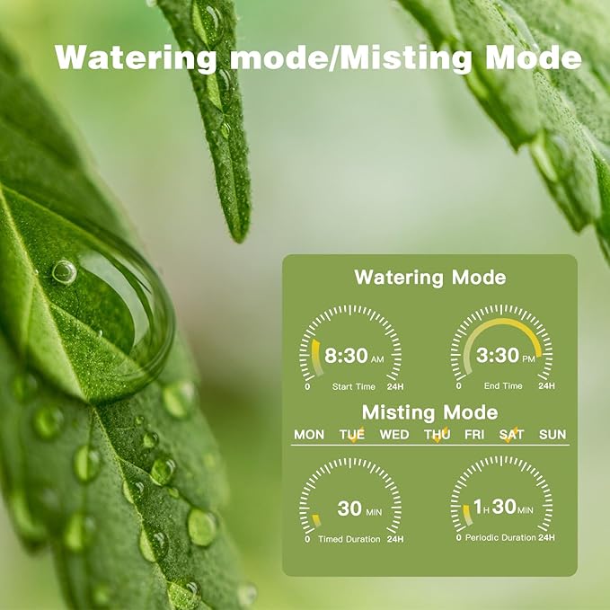 Haozee Smart Water Timer for Garden Hose, Sprinkler Timer for Watering,Requires Zigbee 3.0 Hub,Support Home Assistant Zigbee2mqtt,Automatic Irrigation Controller System for Lawns and Yard.