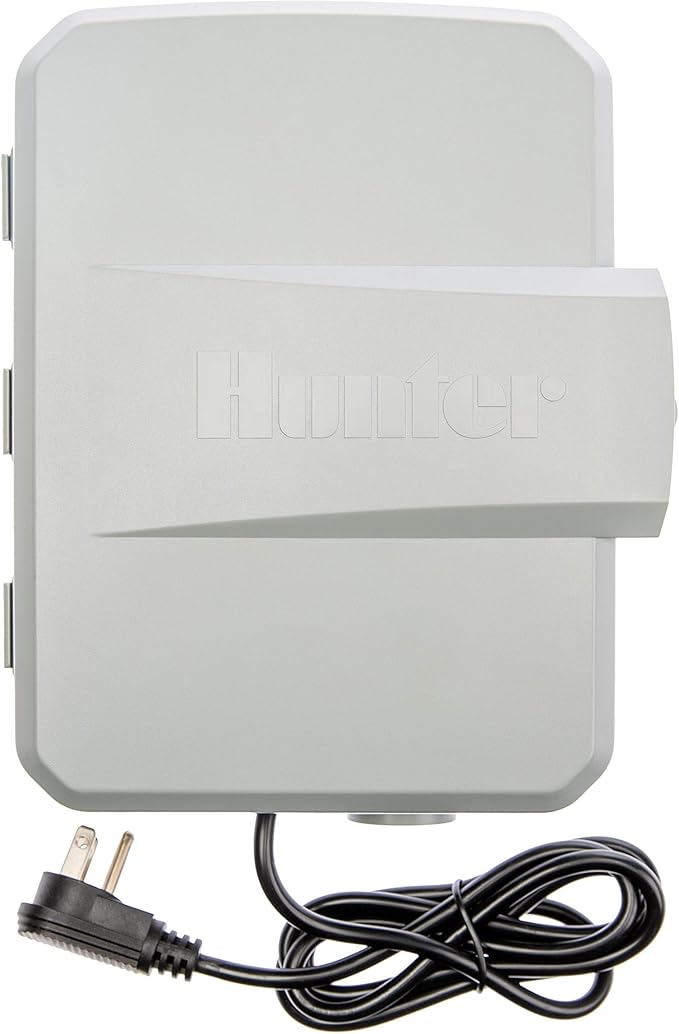 HUNTER X2-400 4-Station Sprinkler Timer Controller w/Plug Wi-Fi Ready