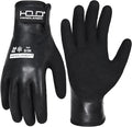 AIGEVTURE Waterproof Winter Work Gloves Men,Cold Weather Insulated Work Gloves Thermal Liner Superior Grip Latex Coating Warm for Outdoor Medium