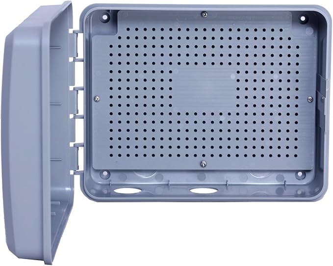 Universal Irrigation Controller Cabinet UCC100, Indoor and Outdoor Box for Sprinkler and Timer Controller, Weather Resistance Mounting Plate, Impact Resistence
