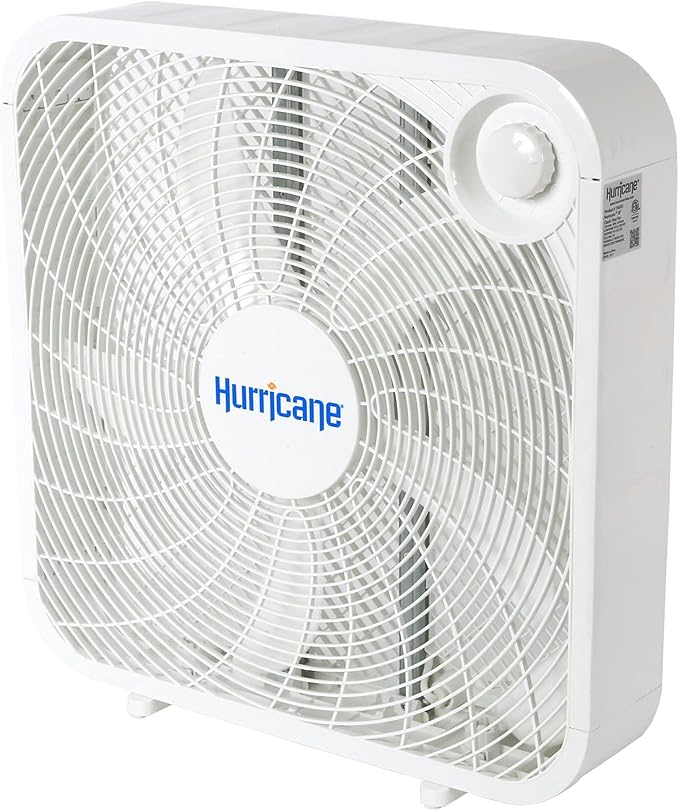 Hurricane 10 Pack Floor Box Fan Classic Series with 3 Speed Settings, 20 Inch