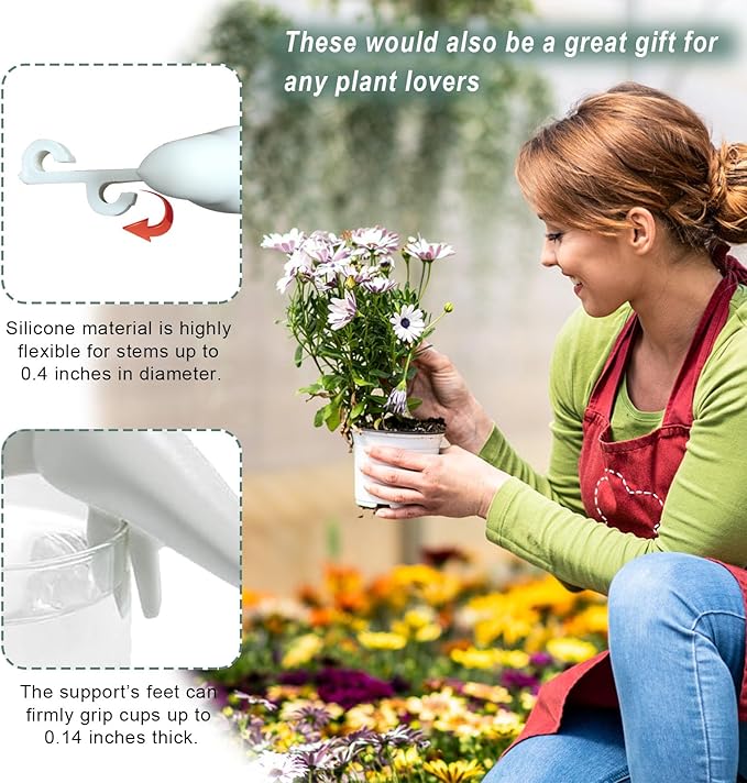 3Pcs Plant Propagation Buddy,Plant Holder for Stems, Sprouts, Cuttings and Shoots,Cute Bird Plant Stem Support for a Plant Propagation Station or an Indoor Plants, Gardening Gift for Plant Lover