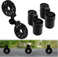 50 Pcs Shade Cloth Clips, Shade Cloth Plastic Clips Greenhouse Shade Cloth Fix Clamp, Windproof Awning Clamp Grip Tarp Clips for Sunshade Net, Anti Bird Netting, Garden Netting, Patio Accessories