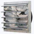 iLiving - 18" Wall Mounted Exhaust Fan - Automatic Shutter - Variable Speed - Vent Fan For Home Attic, Shed, or Garage Ventilation, 1736 CFM, 2600 SQF Coverage Area (Power Cord Not Included)