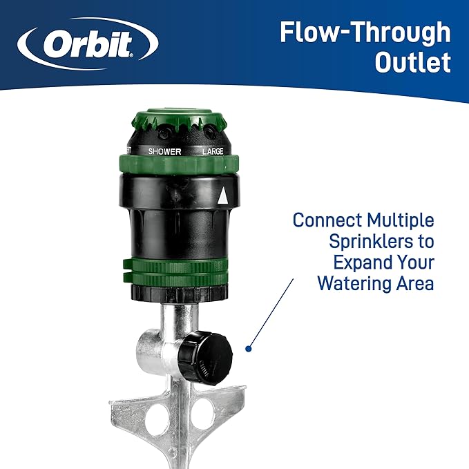 5-Pack Orbit 58573N H2O-6 Gear Drive Sprinkler - Versatile Gear Drive for Efficient Lawn Watering