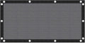 VICLLAX 90% Shade Fabric Sun Shade Cloth with Reinforced Grommets, Outdoor Sun Screen Fabric for Outdoor Patio Garden Pergola Cover Canopy 3x6 FT, Dark Grey