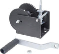Goldenrod Dutton-Lainson Company Worm Gear Winch (WG2000) with 7" Ergonomic Handle - Rust-Resistant Finish for Heavy Equipment, Lifting & Trailers - 2000 lb Capacity, 40:1 Gear Ratio, Manual Use