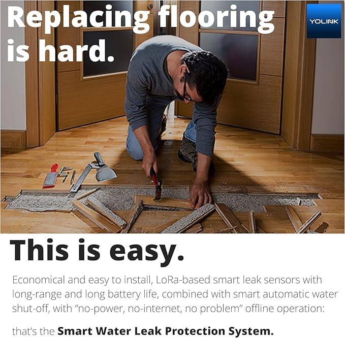 YoLink Smart Water Valve Controller 2, with Bulldog Water Valve Manipulator, Easy No-Plumber DIY Installation, Remote Control, Compatible with Alexa/Google Assistant, IFTTT - YoLink Hub Required