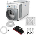 AprilAire E100W Smart Wi-Fi Whole-House Dehumidifier 100-Pint ENERGY STAR Commercial Dehumidifier for Basement, Crawl Space & Home up to 4,400 Sq.Ft. with Pump, Drain Hose, Hanging Kit, MERV 11 Filter
