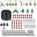 Drip Irrigation System Kit 82ft, Automatic Irrigation Equipment with 50 Adjustable Sprinklers & Misters - Easy DIY Watering System for Garden,Yard, Flower Beds,Greenhouse