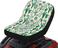 Green Cacti Weatherproof Riding Lawn Mower Seat Cover, Waterproof Lawn Mower Seat Cover with Pocket,Universal Fit Tractor Seat Cover