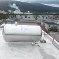 LZMZMQ Stainless Steel Pressure Tank 25 40 50 66 80 Gal, Horizontal Water Pressure Surge Tank with Complete Kit, Outdoor Water Storage Containers(95x65cm/37x25in (200L/52.8Gal))
