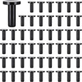 50 Pack 1/4" End Plug for Quick Connectors, End Cap for 1/4 Inch Push-to-Connect Drip Irrigation Fittings, Leak-Proof End Closure Parts for Drip Irrigation System