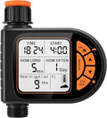 Sprinkler Timer for Garden Hose - Programmable Irrigation Timer with Rain Delay, Manual Watering, Child Lock, Outdoor Garden Automatic Irrigation Drip Watering System for Yard Lawn Pool Garden