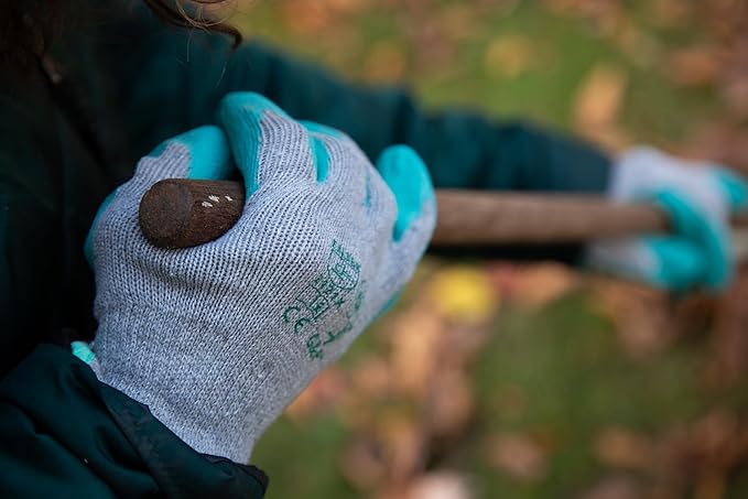 G & F Products Rubber Coated Work Gloves Dozen Pack, Double Layer for Construction, Gardening, Heavy Duty Use