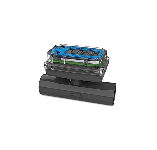 TM Series Turbine Flow Meter for Water Applications, 1 inch Spigot End Fittings (TM10SQ9GMA)