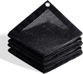 VICLLAX 70% Shade Cloth, 4x17FT Durable Black Mesh Trap with Every 3 FT Grommet, Sun Shade Fabric Netting for for Plants Cover, Greenhouse, Chicken Coop, Barn Kennel, Garden Patio