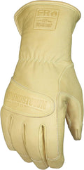 Youngstown Glove FR Ultimate Leather Utility Winter Work Gloves - Kevlar Lined - Cut, Puncture, Flame Resistant, Arc Rated - Tan, Small