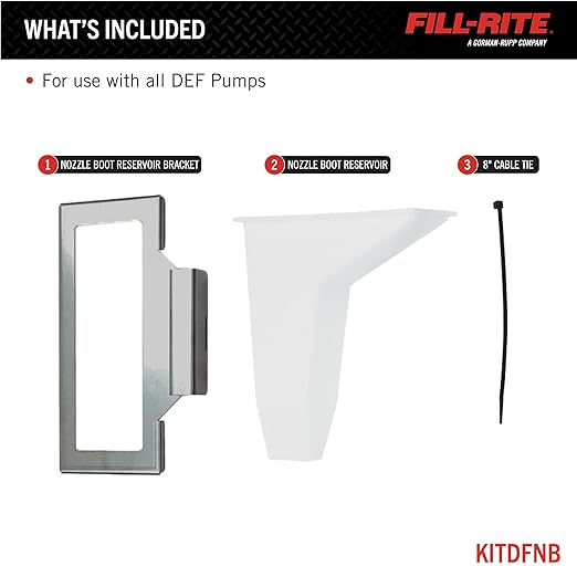 Fill-Rite KITDFNB Nozzle Reservoir with Tote & Drum Bracket
