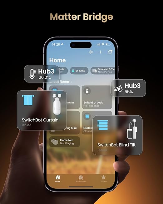 SwitchBot Outdoor Thermometer & Hub 3 Kit: Complete Environmental Monitoring with Smart Alerts, Matter Support & Data Analytics