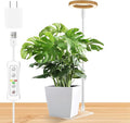 yadoker Plant Grow Light, LED Growing Light Full Spectrum for Indoor Plants,Height Adjustable, Automatic Timer, 5V Low Safe Voltage,Idea for Small Plant Light
