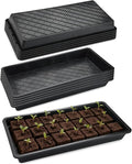 RooTrimmer 10 Pack 1020 Mesh Trays, Extra Strength 1020 Mesh Bottom Trays with Holes, 20'' x 10'', Heavy Duty Propagation Flats for Microgreens, Seed Starting, Soil Blocks, Hydroponics & Wheatgrass