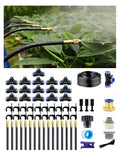 Drip Irrigation System,Automatic Garden Watering System, 360 Degree Adjustable Garden Sprinkler, High Output Mist Spray Nozzle for Potted Plants, Easy Connect & Rotating Head, Customizable Water Flow