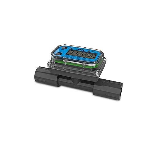 TM Series Turbine Flow Meter for Water Applications, 1/2 inch Female NPT Fittings (TM05NQ9GMA)