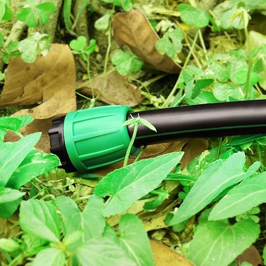 Gardrip Drip Irrigation 1/2" End Cap Fittings：1/2 Inch Drip Line Lock Barbed End Plug Connectors for Drip Irrigation Tubing (1/2" ID x 0.640" OD) Anti-Drop Drip Irrigation Parts (12 Pieces)