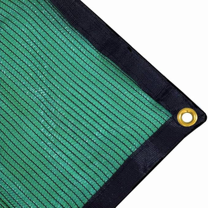 70% Green Shade Cloth with Grommets, 12 FT X 16 FT Premium Heavy Duty Shade Cover, UV Blocking Mesh Tarp for Garden, Patio Plants Cover, Barns Kennel,Tomatoes