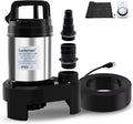 Submersible Water Pump 2/3 HP Stainless Steel Sewage Pump with Timer 5500 GPH Sump Pump for Garden Irrigation,Basement,Outdoor Drainage, 2'' NPT Discharge Port,50ft Cord