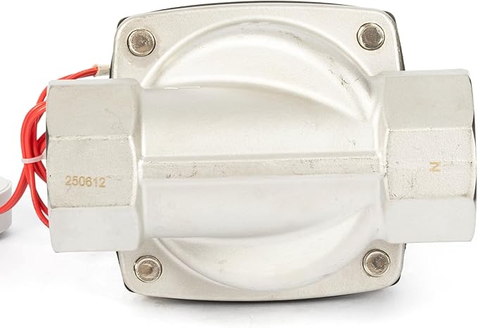 U.S. Solid Smart WiFi Stainless Steel Solenoid Valve, 2", 110V AC, Normally Closed, App Remote Control for Irrigation & Automation